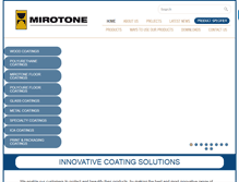Tablet Screenshot of mirotone.com